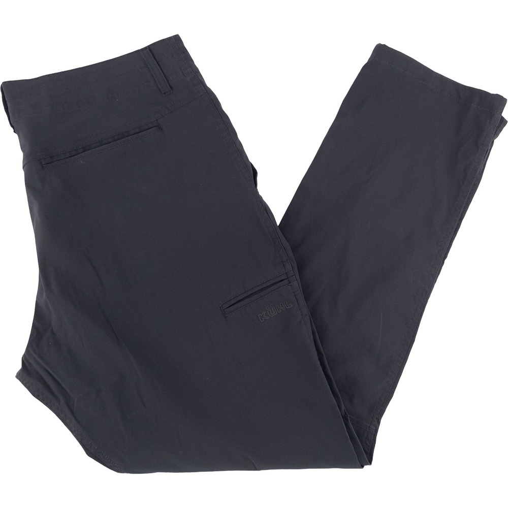 KUHL Mens 38x32 Resistor Lite Chino Pants Charcoal Gray Technical Hiking Pants